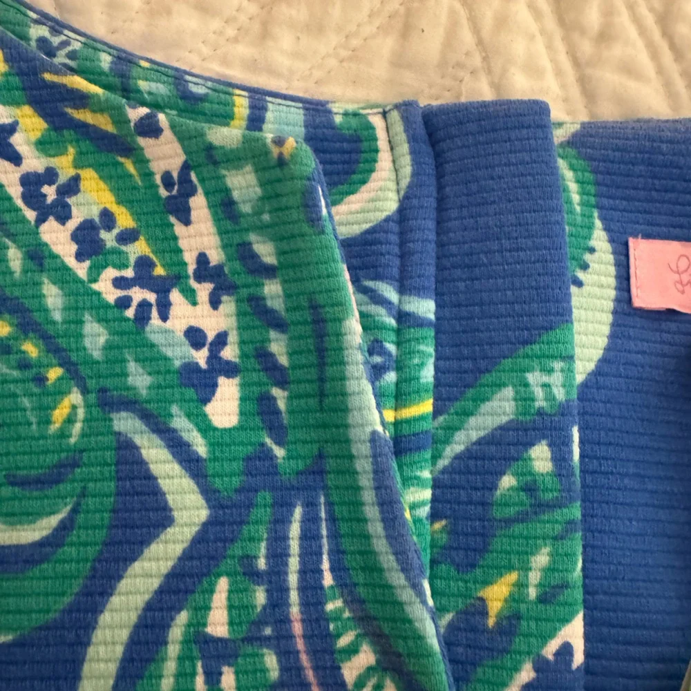 Lilly Pulitzer Layton Blue Crush Shift Dress, She Got Sole Size XL, NWT - Picture 10 of 12